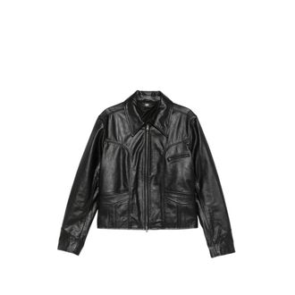 Amiri Leather Western-yoke Jacket