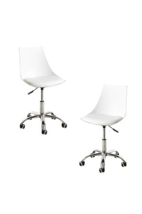 Regalos Miguel Packs Sillas - Pack 2 Sillas Blok Office - Blanco