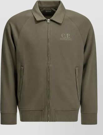 C.P. Company cotton zip up bomber jacket
