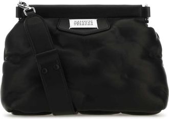 Maison Margiela Glam Slam Classique Small Crossbody Tas - Dames - Handtassen - Zwart - ONE Size - Leer - Tassen