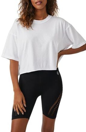 Free People FP Movement Inspire Cotton T-Shirt in White at Nordstrom Rack, Size Large