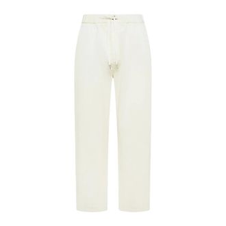 Sun 68 Broeken, Heren, Beige, M, Katoen, Corduroy Broek met Trekkoord