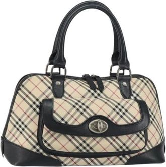 Burberry Pre-owned Handbags, female, Beige, Size: ONE SIZE Pre-owned Vintage Handbag
