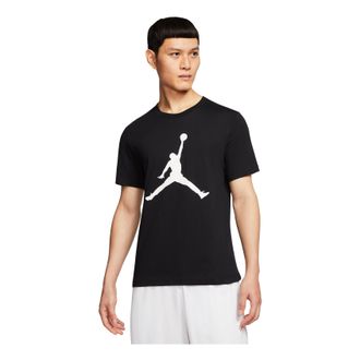 Nike Jordan Air Jordan Mens Logo Print Crew Neck Black CJ0921-011