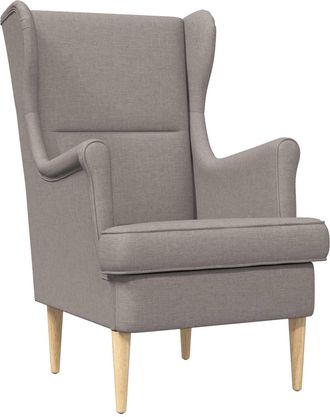 vidaXL Sill&oacute;n Taup&eacute; Tela Vidaxl
