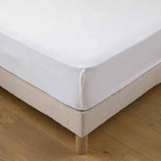 La Redoute Interieurs Matrasbeschermer in absorberend katoenen molton, matrashoogte 20 cm