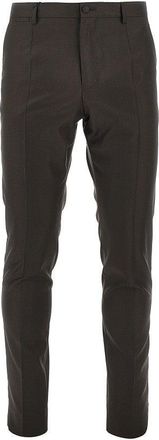 Dolce & Gabbana Virgin wool twill tailored pants Man 50