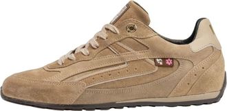 Floris Van Bommel Schoenen, Dames, Beige, 37 EU, Leer, Illvi Sneakers