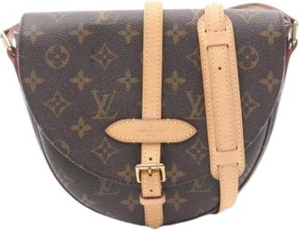 Louis Vuitton Pre-owned Cross Body Bags, female, Brown, Size: ONE SIZE Pre-owned Vintage Canvas Cross Body Bag