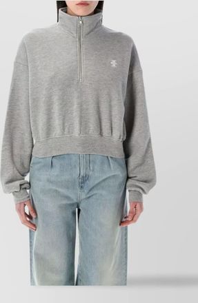 Éterne high collar half zip fleece