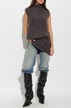 Rick Owens Cashmere Vest, Womens, Green