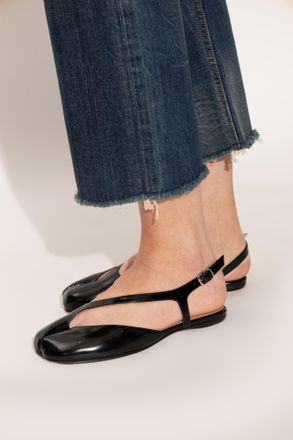 Maison Margiela Ballet Flats With tabi Cutout, Womens, Black