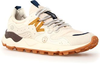 Flower Mountain Unisex Yamano 3 Universal Works Off White Trainers - Size EU 37