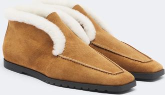 Toteme Botines de ante con borrego