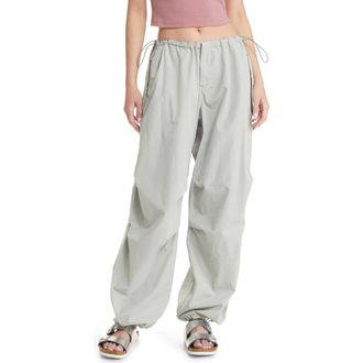 BDG Baggy Cotton Parachute Pants in Slate Grey at Nordstrom Rack, Size X-Small