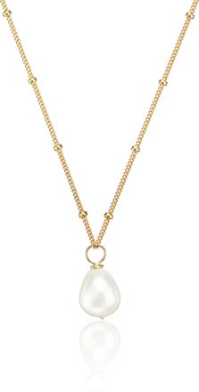 Lily & Roo Gold Large Pearl Satellite Necklace