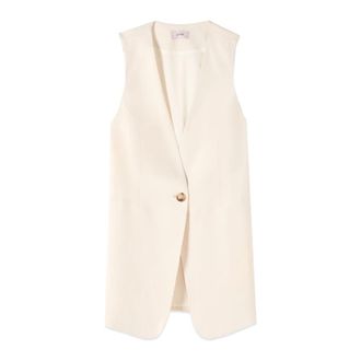 Oltre Jassen, Dames, Wit, 3Xl, Suit Vests