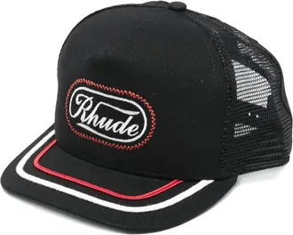 Rhude Cappello da baseball con applicazione - Nero