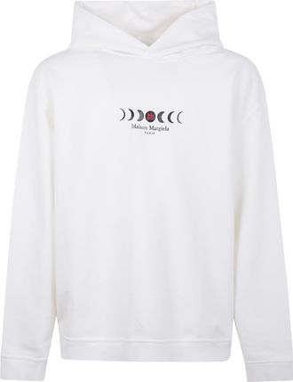 Maison Margiela Mens Sweatshirt - White Cotton - Size X-Small