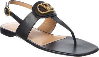 Valentino Vlogo Signature Leather Sandal