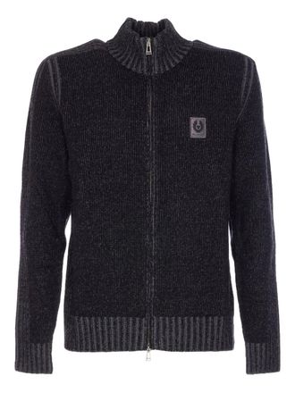 Belstaff Watch zip-up cardigan - men - Merino - L - Black