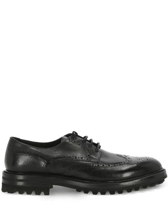 Ortigni lace-up black derby shoes