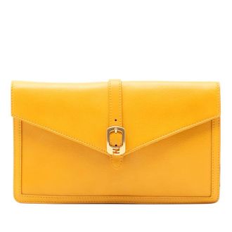 Fendi Pre-owned Fendi Leather Chameleon Bustina Envelope Clutch Ladies 8M0284-GZ3-138-2401