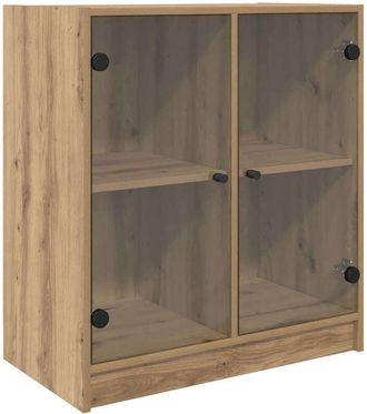 vidaXL Side Cabinet Artisan Oak 68 x 37 x 75.5 cm Engineered Wood vidaXL