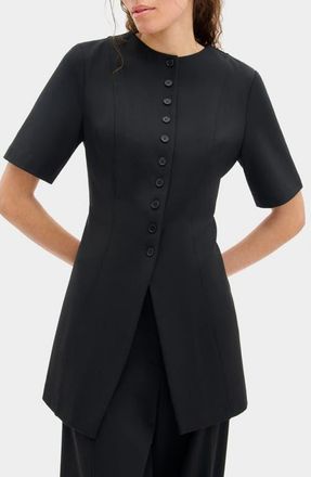 Aligne Poppy Ponte Tunic in Black at Nordstrom, Size 14