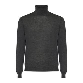 Mauro Ottaviani Truien & Vesten, Heren, Grijs, 2Xl, Wol, Turtleneck Trui