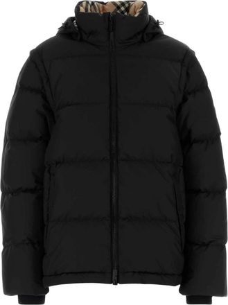 Burberry Bideford Winterjas - Dames - Winterjassen - Zwart - XS - Leer - Jassen