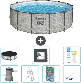 Bestway Piscina Bestway Steel Pro Max Redonda - 427x122 Cm - 8-piezas S610