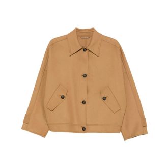 Closed Closed, Light Jackets, female, Brown, Size: XS Coat