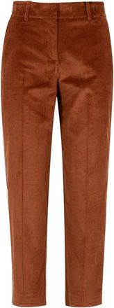 Pennyblack Broeken, Dames, Bruin, M, Katoen, Velvet Carrot-fit Broek