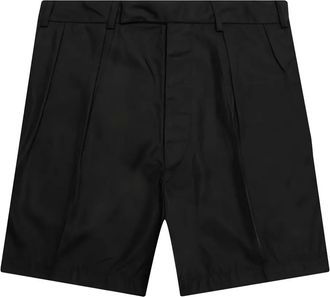 Raf Simons Shorts con pieghe - Nero