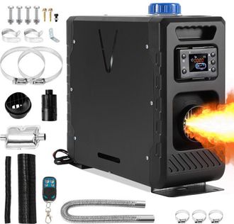 Vingo Swanew Riscaldatore diesel 8kW 12 v aria riscaldatore diesel, riscaldatore daria con telecomando lcd, per auto camion autobus barca, con Bluetooth