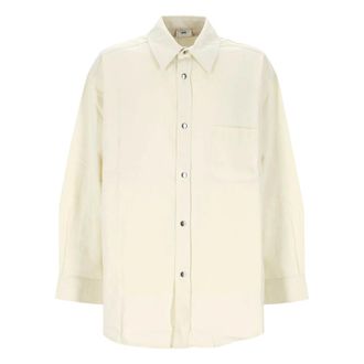 Autry Heren, Overhemden, Wit, Maat: S Katoen