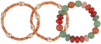 Rachel Roy Set of 3 Aventurine Beaded Stretch Bracelets in Multi at Nordstrom Rack