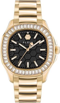 Philipp Plein Spectre Lady Crystal Horloge - Dames - Horloges - Geel - ONE Size - Accessoires