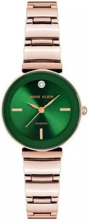 Anne Klein Quartz Crystal Green Dial Ladies Watch AK/2434GNRG