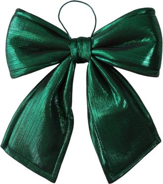 OEM Lazos De Terciopelo Para Decoraci&oacute;n - Seda Verde Brillante 35