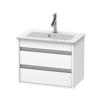 Duravit Duravit - Mueble De Pared Compact 6452, 2 Cajones, Con Sif&oacute;n Y Delantal