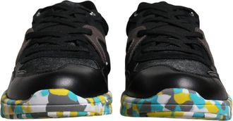Dolce & Gabbana Black Polyester Low Top Men Sneakers Mens Shoes