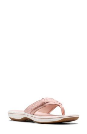 Clarks Breeze Sea Thong Sandal in Blush Interest at Nordstrom Rack, Size 5