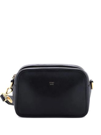 Fendi F is Fendi Camera Bag Leather Small crossbody bag - Zwart