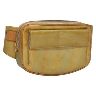 Louis Vuitton Pre-owned Leather crossbody-bags - Dames - Pre-owned - Geel - Maat: ONE Size Leer