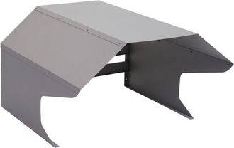 Hhg Nunca Usado] Robot Cortac&eacute;sped Garaje Hhg 973, Techo Refugio Para Cortac&eacute;spedes, Metal 40x59x69cm, Gris