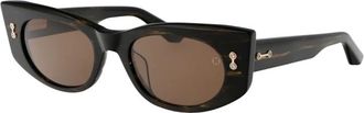 Akoni Aquila Zonnebril - Dames - Zonnebrillen - Bruin - 52 MM - Accessoires
