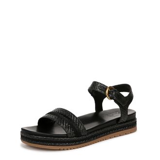 Naturalizer Neila2 Womens Flat Strap Sandals Black Wide Fit UK 6.5