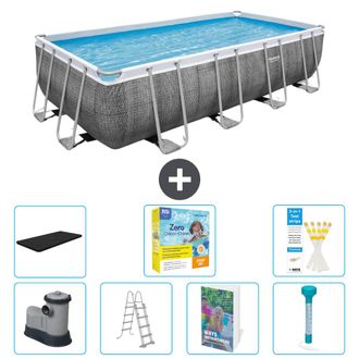 Bestway Piscina Bestway Power Steel Rectangular - 549x274x122 Cm - 8-piezas S532